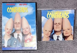 Coneheads DVD Movie & Motion Picture Soundtrack CD 1993 Dan Aykroyd - Picture 1 of 4