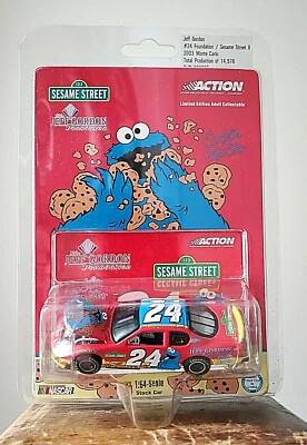 Jeff Gordon 2003 escala 1/64 ganadores círculo calle Sésamo galleta monstruo Foto 1 de 2