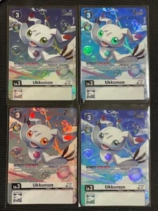 DIGIMON TCG Playset 4x UKKOMON P-123 - ENG Adventure 02: The Beginning Set - Imagen 1 de 1