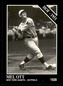 1991 Conlon Collection TSN #7 Mel Ott Excellent