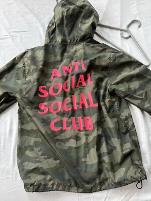 ANTI SOCIAL SOCIAL CLUB ASSC CAMO Anorak Multicolor Cortavientos Sudadera con Capucha XL Foto 1 de 4