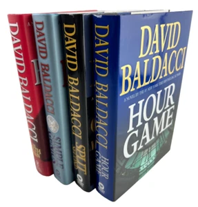 Lot of 4 Hardcover Books David Baldacci Novels, Sean King & Michelle 1st Prints - Picture 1 of 6