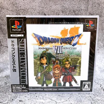 Playstation Dragon Quest VII 7 Ultimate Hits PS1 Square Enix Game Sealed New - Image 1 of 4