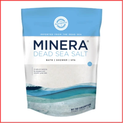 SAL MARINA MUERTA para remojar la piel de baño nutritiva sal marina fina sin perfume MINERA Foto 1 de 4