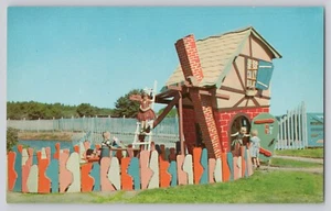 Postcard Storybook Land Wisconsin Dells - The house that Jack built - Picture 1 of 3