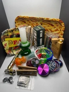 Mega Tobacco Smoking Kit Gift Set Value Pack WOW LQQK $129.95 Shipping Included - Picture 1 of 19