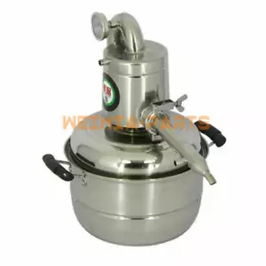Moonshine Still Herb olio essenziale kit birra acqua alcol vino distillatore 10~20L - Foto 1 di 8