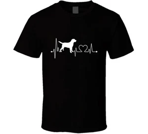 Dog Heartbeat T Shirt Loving Pet Owner T-Shirt Canine Unisex Gift Glam Top Tee - Picture 1 of 3
