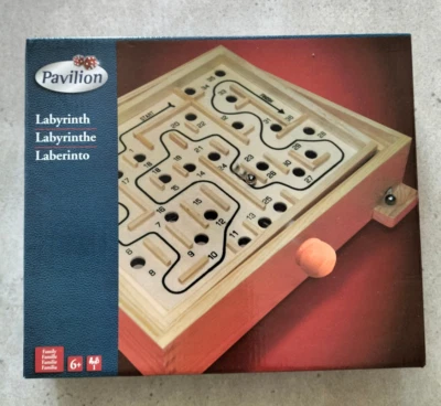 Labyrinth Geschicklichkeitsspiel von Pavilion Holz ab 6+ - Bild 1 von 2