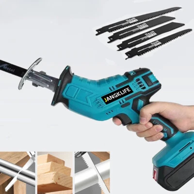 Cordless Reciprocating Saw 18V Adjustable Speed Electric Saw Wood Pipe Cutting - Image 1 of 4