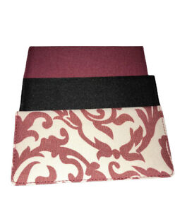 Set Of 3 Checkbook Covers In Decorative Print & Solids