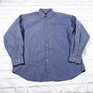 Bugatchi Uomo blau gestreiftes Langarm BDC Herren Hemd 2XL - Bild 1 von 11