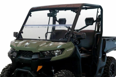 Can-Am Defender HD5 HD7 HD8 HD9 HD10 Front Folding Windshield Scratch Resistant - Image 1 of 4