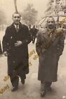 #47602 PARIS France 15.11.1950. Two men (Greeks) they walk. Photo PC size RPPC