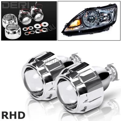 2X HID 2.5" Bi-Xenon Projector Lens RHD Hi-Lo Beam Headlight Retrofit H4 H7 9003 - Image 1 of 4