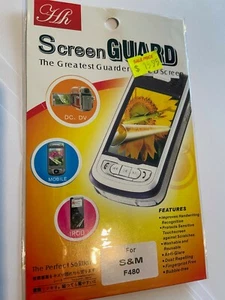 Samsung SGH-F480 Screen Guard Protector in Clear SCG6310 Brand New & Sealed pack - Picture 1 of 2