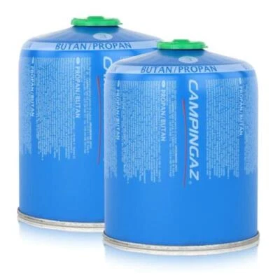 2x Campingaz CV470 Plus 450g Gaskartusche Easy Clic Ventil/Verschluss
