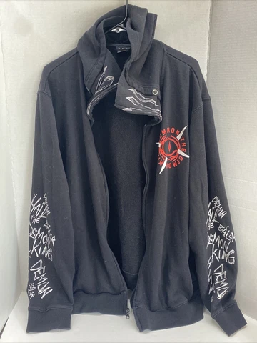 WWE Finn Balor “Summon The Demon King” Zip-up Black Double-Sided Hoodie Cool Cover