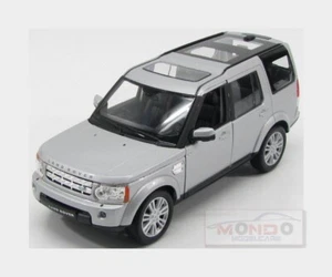 1:24 Welly Land Rover Discovery Iv 2010 Silver WE24008S Model - Picture 1 of 2