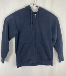 L.L. Bean mens medium tall full zip long sleeves hoodie cotton blend