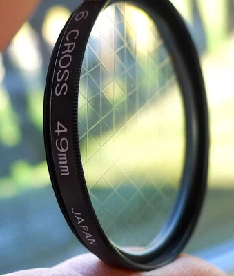 49mm Rokunar SUNNY CROSS Filter - 6-Point Cross Screen Starlight - NEW - Image 1 of 4