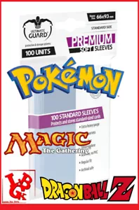 Pochettes Protection Carte x 100 CLASSIC SOFT 66X93 Protege POKEMON Magic Sleeve - Imagen 1 de 3