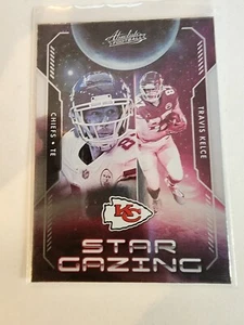Travis Kelce 2023 Panini Absolute Football Star Gazing insert #SG-19 Chiefs - Picture 1 of 2