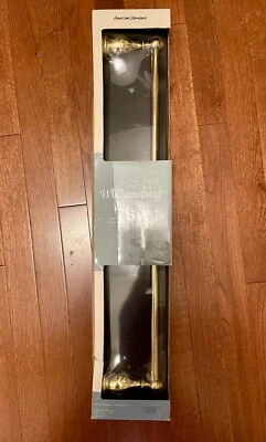 Solid Brass Towel Bar 24” Polished Brass American Standard Williamsburg Vintage - Image 1 of 4