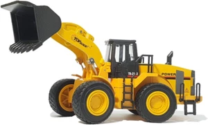 Diecast Heavy Metal Construction Toy Front Loader Tractor Model 1:40 Scale TR-21 - Picture 1 of 6