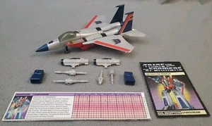 1983 Vintage Transformers G1 Starscream 100% Complete Instruction Manual & Tech - Picture 1 of 17