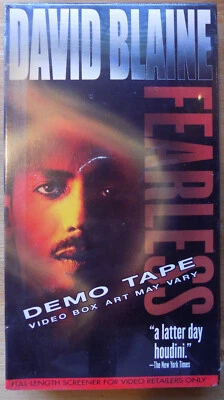 David Blaine: Fearless - Factory Sealed Screener Full Length Promo HTF VHS - Image 1 of 2