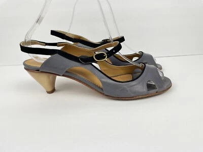 Sandalias de tacón de gatito gris lavanda Coclico para mujer talla 39 (US 8,5) Foto 1 de 4