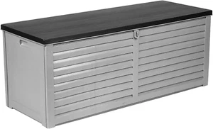 Outdoor Storage Box Container Cabinet Bench, 390L Extra Large Lockable Tool Toy - Picture 1 of 12