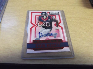 AUTO'D DAVIN MEGGETT 2012 PANINI GRIDIRON FB #225 RC MACH #337/499 TEXANS - Bild 1 von 1