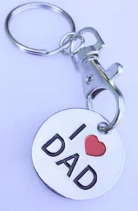 key rings I love Dad Bulk Wholesale Bulk Ideal Father's Day - pack of 50 units - Picture 1 of 1