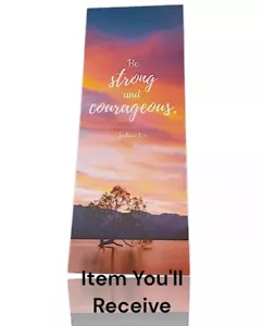 Double Sided Print Bible Verse Bookmark with Full Scripture, (2.4” x 6.1”) - Picture 1 of 7