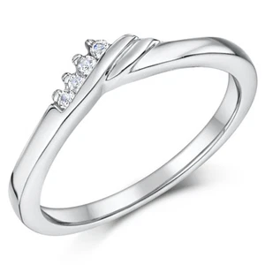 Cobalt Engagement RIng 4 Stone set Wedding ring - Picture 1 of 4