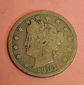 1883 LIBERTY V NICKEL   - Picture 1 of 2