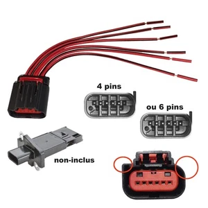 Faisceau Cablage Connecteur du Débitmètre pour Citroen Fiat Ford Volvo Peugeot - Bild 1 von 6