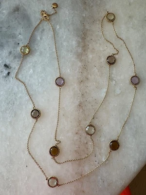 Collar Largo Roberto Coin Ipanema Piedras Preciosas Multicolor Oro Amarillo 18k Foto 1 de 4