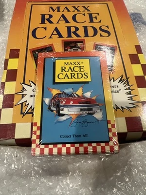 1) pk only 1989 MAXX RACE RARE FACTORY SEALED  LOOK FOR REAL EARNHARDT RC ROOKIE - Image 1 of 2