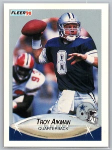1990 Fleer Troy Aikman RC #384 - Picture 1 of 2