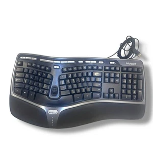 Microsoft Natural Ergonomic Keyboard 4000 v1.0 Wired USB KU-0462 Tested - Picture 1 of 4