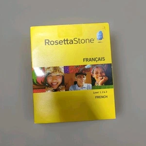 Rosetta Stone French Francais Levels 1, 2, & 3 - Picture 1 of 3