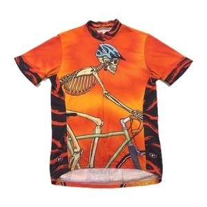 Camiseta deportiva de ciclismo Primal Wear para hombre talla M ROAD SCHOLAR esqueleto calavera fuerte - Imagen 1 de 5