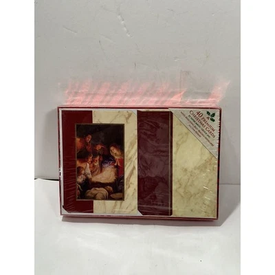 40 Premium Christmas Cards Baby Jesus Nativity Self Seal Env Vintage Paper Magic - Image 1 of 4