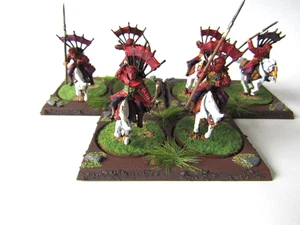 A4 WARHAMMER LOTR / MIDDLE EARTH- HARADRIM RAIDERS  X 6 PAINTED PLASTIC - Picture 1 of 4