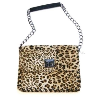 Bolsa de mão BCBGeneration bolsa de ombro chita leopardo muito fofa Y2K - Imagem 1 de 4