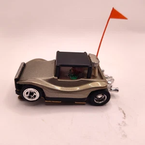 Tyco Pro Baja Dune Buggy HO Slotcar Messing Pan Chassis grau schwarz Vintage - Bild 1 von 10