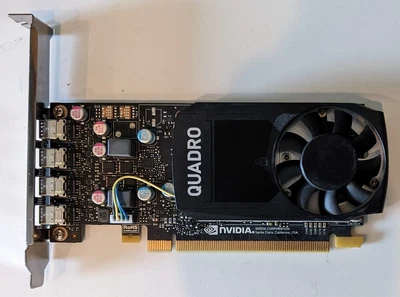 NVIDIA QUADRO P620 2GB GDDR5 PCIE Graphics Card 4x Mini DisplayPort - Image 1 of 3